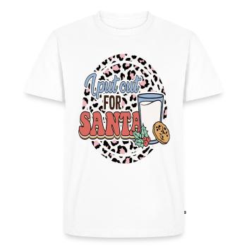 Noël coquin et drôle - T-shirt Premium bio Homme - blanc - Devant - Nico (187cm)