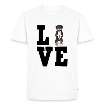 Appenzeller Sennenhund - T-shirt Premium bio Homme - blanc - Devant - Nico (187cm)