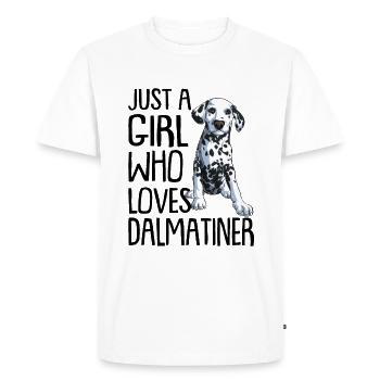 Dalmate - T-shirt Premium bio Homme - blanc - Devant - Nico (187cm)