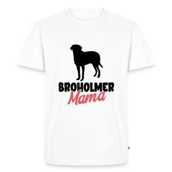 Broholmer - T-shirt Premium bio Homme - blanc - Devant - Nico (187cm)