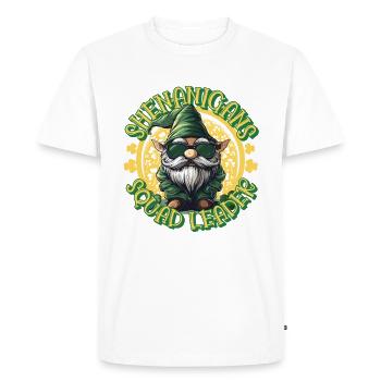 Shenanigans Squad Leader - Tenue de la Saint-Patrick - T-shirt Premium bio Homme - blanc - Devant - Nico (187cm)