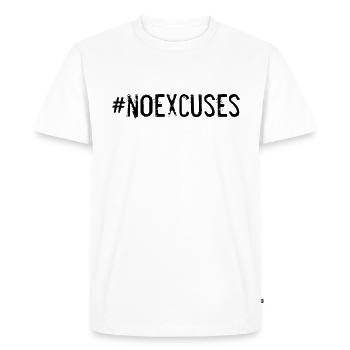 Fitness slimming motivation - Men's Premium Organic T-Shirt - white - Front - Nico (187cm)