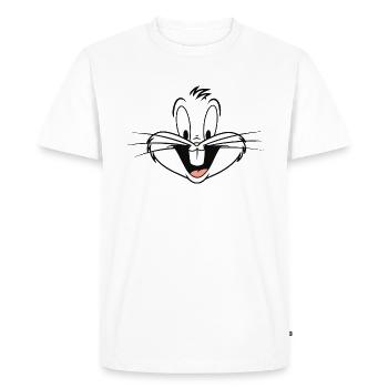 Looney Tunes Bugs Bunny costume - T-shirt Premium bio Homme - blanc - Devant - Nico (187cm)