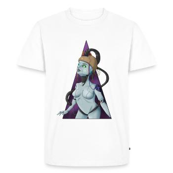 Mecha Queen 500 XP7 - T-shirt Premium bio Homme - blanc - Devant - Nico (187cm)