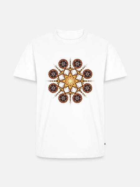 Fireballs - Männer Premium Bio T-Shirt - Weiß