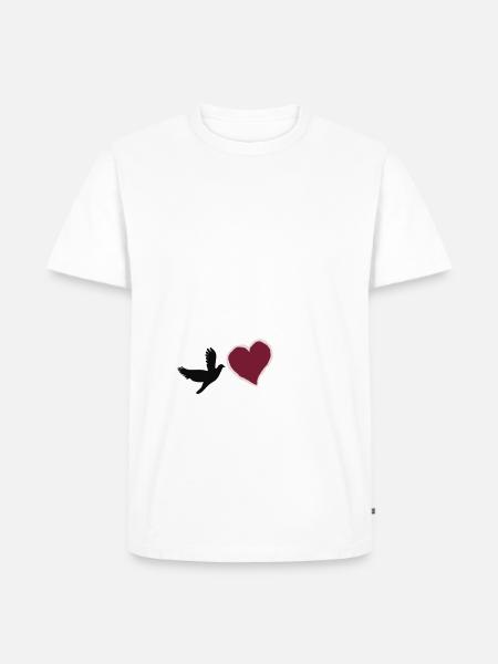 Frieden beginnt in uns - Männer Premium Bio T-Shirt - Weiß