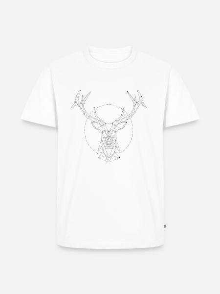 Deer constellation - Men's Premium Organic T-Shirt - white