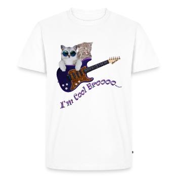 Je suis cool - T-shirt Premium bio Homme - blanc - Devant - Nico (187cm)