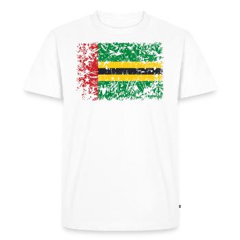 Santander Vintage - T-shirt Premium bio Homme - blanc - Devant - Nico (187cm)