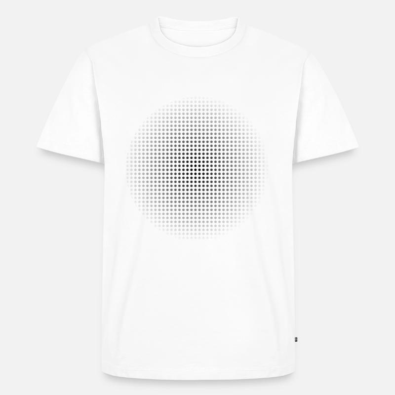 Demi-teinte propre conception - T-shirt Premium bio Homme - blanc