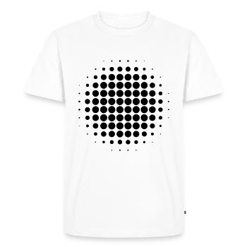 Cadeau de demi-teinte propre vecteur de conception - T-shirt Premium bio Homme - blanc - Devant - Nico (187cm)