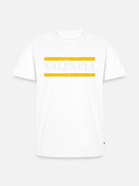 Valencia - Männer Premium Bio T-Shirt - Weiß
