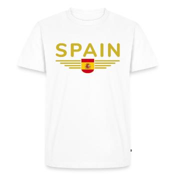 I Love Spain, Design T-Shirt Outfit - Men's Premium Organic T-Shirt - white - Front - Nico (187cm)