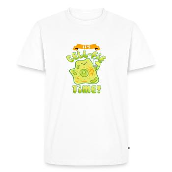 Téléphone portable Humour C’est Cell Fie Time Selfie - T-shirt Premium bio Homme - blanc - Devant - Nico (187cm)