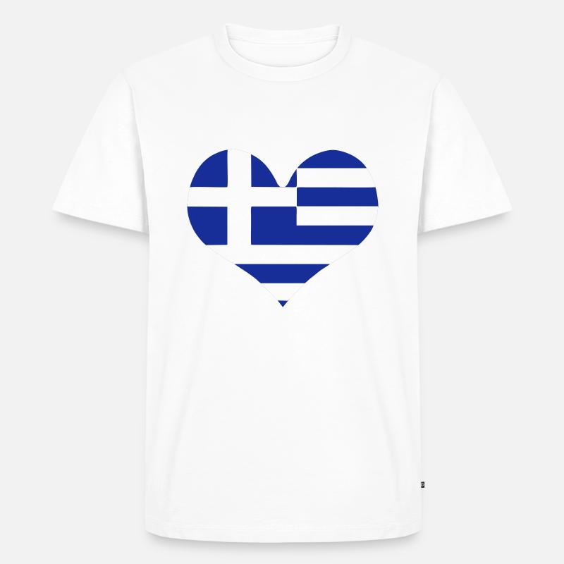hellas grèce grèce - T-shirt Premium bio Homme - blanc