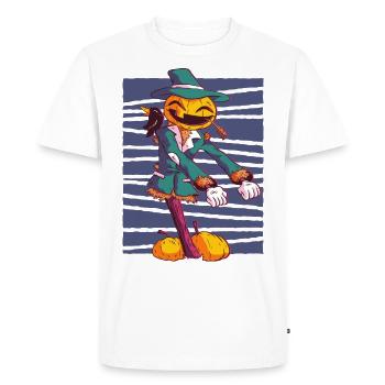 Scarecrow makes flossing dances. - Men's Premium Organic T-Shirt - white - Front - Nico (187cm)