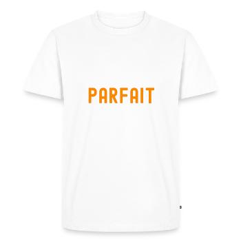 jet ski pas parfait mais jet skieur - T-shirt Premium bio Homme - blanc - Devant - Nico (187cm)