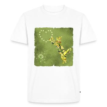 katzi e 277 - T-shirt Premium bio Homme - blanc - Devant - Nico (187cm)