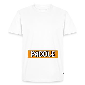 je peux pas j'ai paddle homme cadeau paddle - T-shirt Premium bio Homme - blanc - Devant - Nico (187cm)