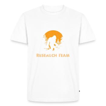 Sasquatch Bigfoot - T-shirt Premium bio Homme - blanc - Devant - Nico (187cm)