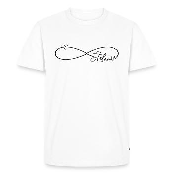 Stefanie Nom Prénom - T-shirt Premium bio Homme - blanc - Devant - Nico (187cm)