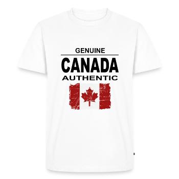 Kanada - Maple Leaf - Canada - Men's Premium Organic T-Shirt - white - Front - Nico (187cm)