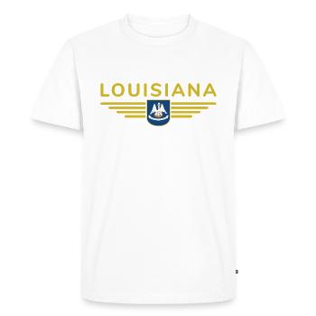 T-shirt de fan de Louisiane – Parfait pour les fans ! - T-shirt Premium bio Homme - blanc - Devant - Nico (187cm)
