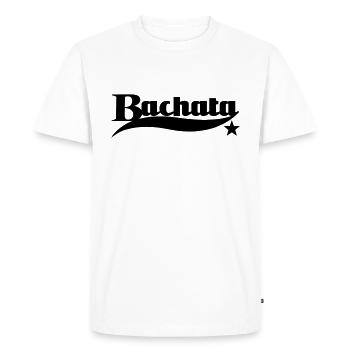 Bachata - Bachata Danse T-shirt - T-shirt Premium bio Homme - blanc - Devant - Nico (187cm)