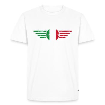 J’aime l’Italie T-shirt design de style élégance - T-shirt Premium bio Homme - blanc - Devant - Nico (187cm)