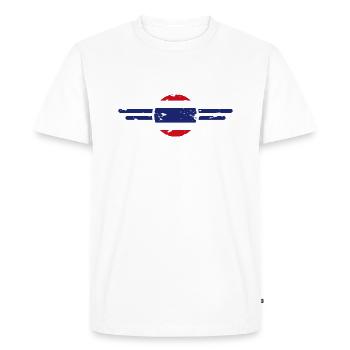 I Love Thailand, Elegance Style Design T-Shirt - Men's Premium Organic T-Shirt - white - Front - Nico (187cm)