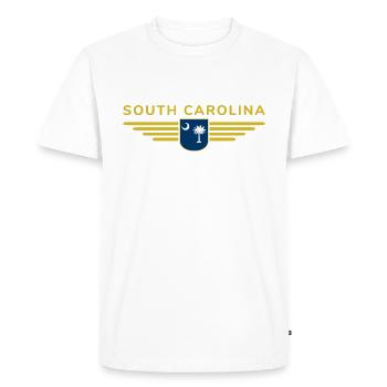 T-shirt de fan de Caroline du Sud – Pour les vrais fans ! - T-shirt Premium bio Homme - blanc - Devant - Nico (187cm)