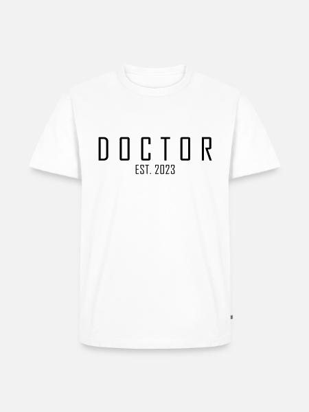 Doctor EST. 2023 - Men's Premium Organic T-Shirt - white