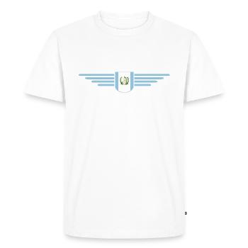 I Love Guatemala, Style Design T-Shirt - Men's Premium Organic T-Shirt - white - Front - Nico (187cm)