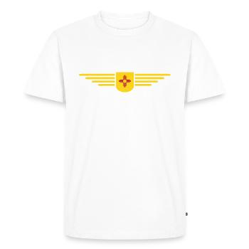 New Mexico Fan T-Shirt – a must-have for fans! - Men's Premium Organic T-Shirt - white - Front - Nico (187cm)