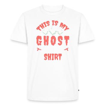 Ghost Hunting Ghosts Hunts Paranormal Investigator - Men's Premium Organic T-Shirt - white - Front - Nico (187cm)