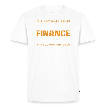 Chief Finance Officer CFO CEO Chief Gift - Men's Premium Organic T-Shirt - white - Front - Nico (187cm)