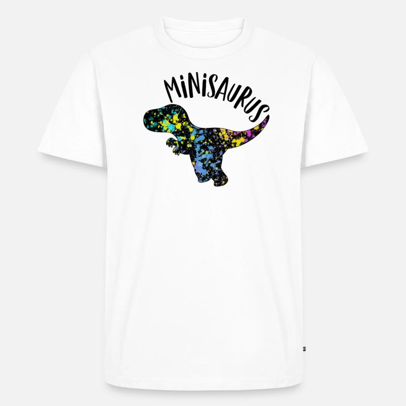 Babysaurus - Männer Premium Bio T-Shirt - Weiß