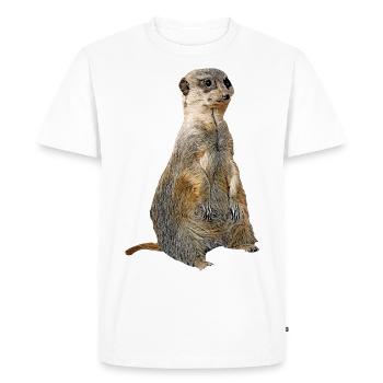 suricate - T-shirt Premium bio Homme - blanc - Devant - Nico (187cm)