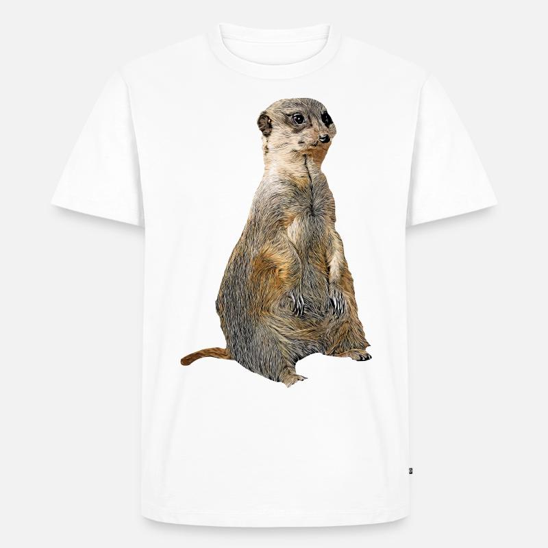 Erdmännchen - Männer Premium Bio T-Shirt - undefined