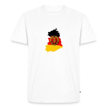 RDA, Allemagne de l'Est, Ossi - T-shirt Premium bio Homme - blanc - Devant - Nico (187cm)