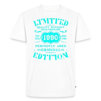 Birthday 1990 Limited Edition Gift Used Cool - Men's Premium Organic T-Shirt - white - Front - Nico (187cm)