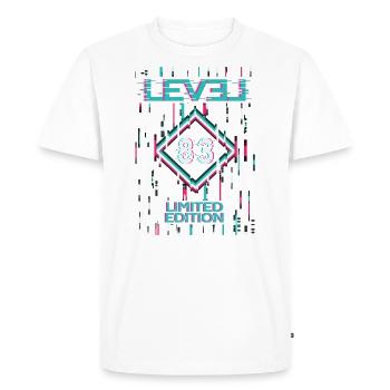 Birthday Level 83 Gaming Limited Edition Gamer - Men's Premium Organic T-Shirt - white - Front - Nico (187cm)