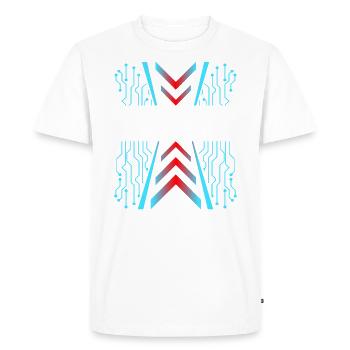 Anniversaire 1954 Gaming Édition Limitée Gamer - T-shirt Premium bio Homme - blanc - Devant - Nico (187cm)