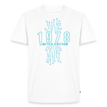 Birthday 1978 Gaming Limited Edition Gamer - Men's Premium Organic T-Shirt - white - Front - Nico (187cm)