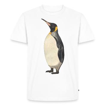 Manchot empereur Manchot - T-shirt Premium bio Homme - blanc - Devant - Nico (187cm)