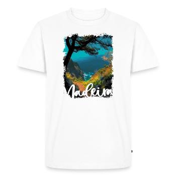 Île de Madère Portugal Vacances Visites Souvenirs - T-shirt Premium bio Homme - blanc - Devant - Nico (187cm)