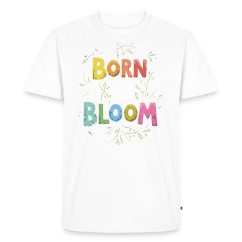 Dandelion Dandelion Lover Floral Floral - T-shirt Premium bio Homme - blanc - Devant - Nico (187cm)