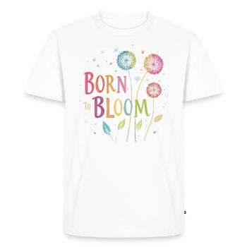 Dandelion Dandelion Lover Floral Floral - T-shirt Premium bio Homme - blanc - Devant - Nico (187cm)