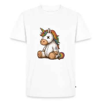 Désespoir - T-shirt Premium bio Homme - blanc - Devant - Nico (187cm)