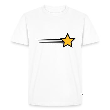 Stern - Men's Premium Organic T-Shirt - white - Front - Nico (187cm)